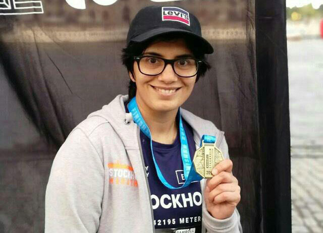 هدی فریدونی ؛ دونده‌ای که با پرچم ایران در ماراتن استکهلم مدال گرفت