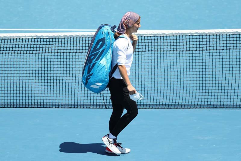 مشکات صفی در تنیس رولند گروس به میدان می‌رود