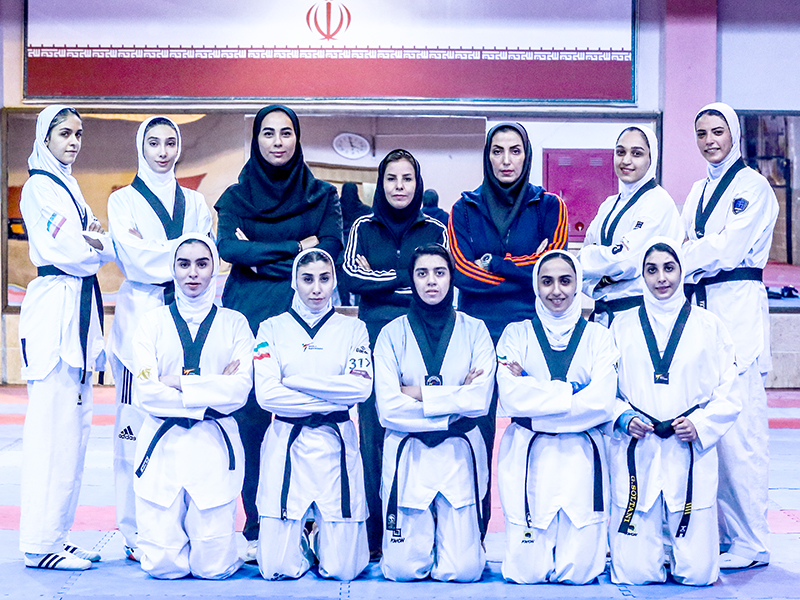 جوخه مینو | تیم ملی تکواندو زنان در نهمین حضور آسیایی