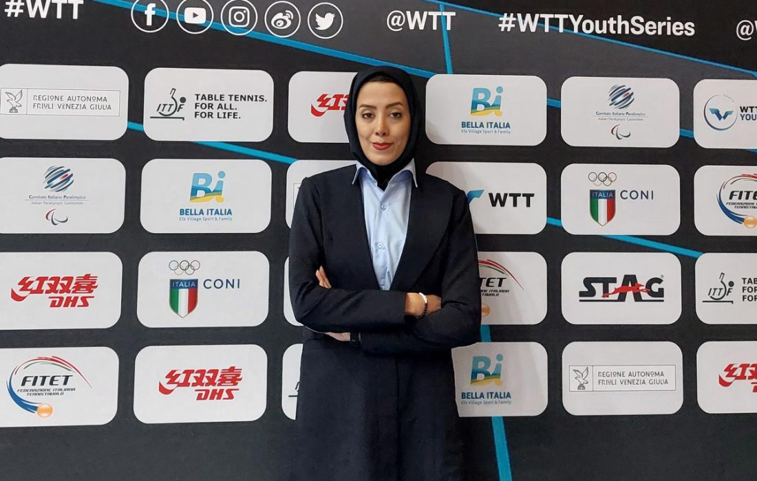 لاله پوریامنش، بانوی نشان آبی فدراسیون جهانی شد