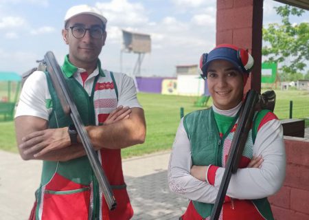 خواهر و برادر در جام جهانی تیراندازی مدال گرفتند