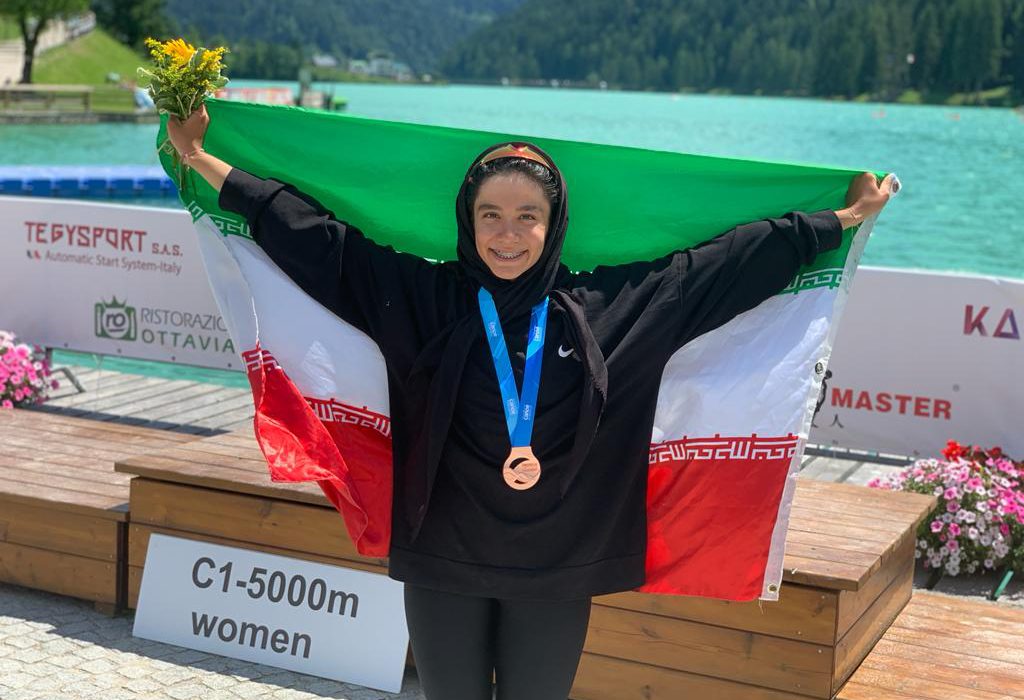 تاریخ سازی هدیه خیرآبادی در مسابقات آب‌های آرام جهان