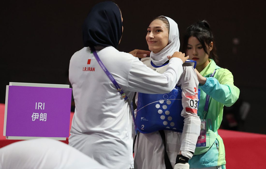 مبینا نعمت زاده در تکواندو به نشان برنز رسید