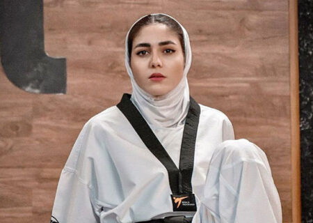 خواهر ناهید کیانی روی شیاپ چانگ تکواندو