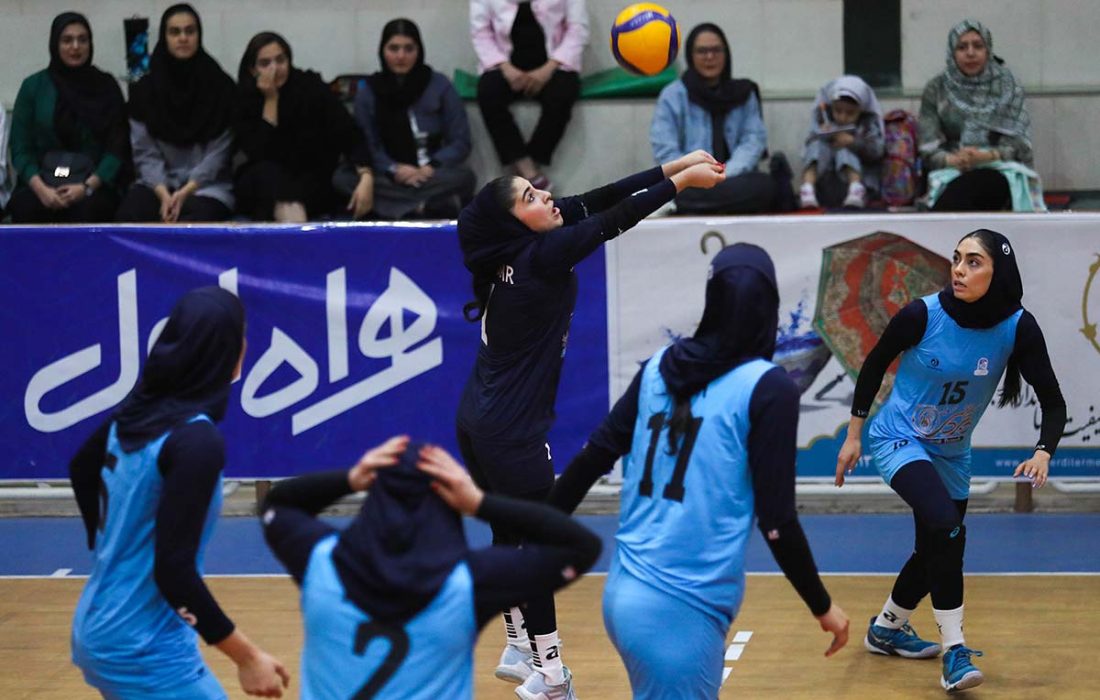 سومین پیروزی هوران در لیگ والیبال زنان