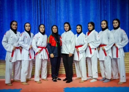 دختران کاراته، آماده برای رقابت در ازبکستان