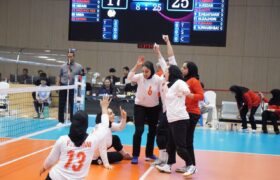 والیبال نشسته زنان ایران راهی نیمه‌نهایی شد