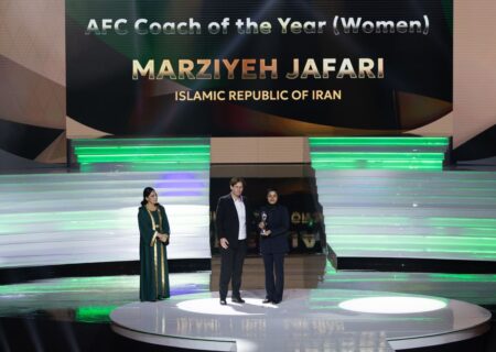 مرضیه جعفری بهترین مربی زن فوتبال آسیا شد